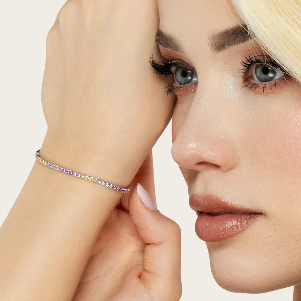 SREBRNA NARUKVICA TENNIS TUTTI FRUTTI