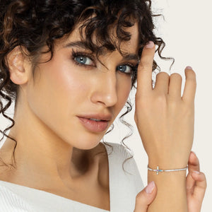 SREBRNA NARUKVICA TENNIS LUX LINE