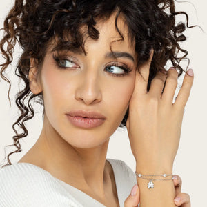 SREBRNA NARUKVICA LUCKY CLOVER