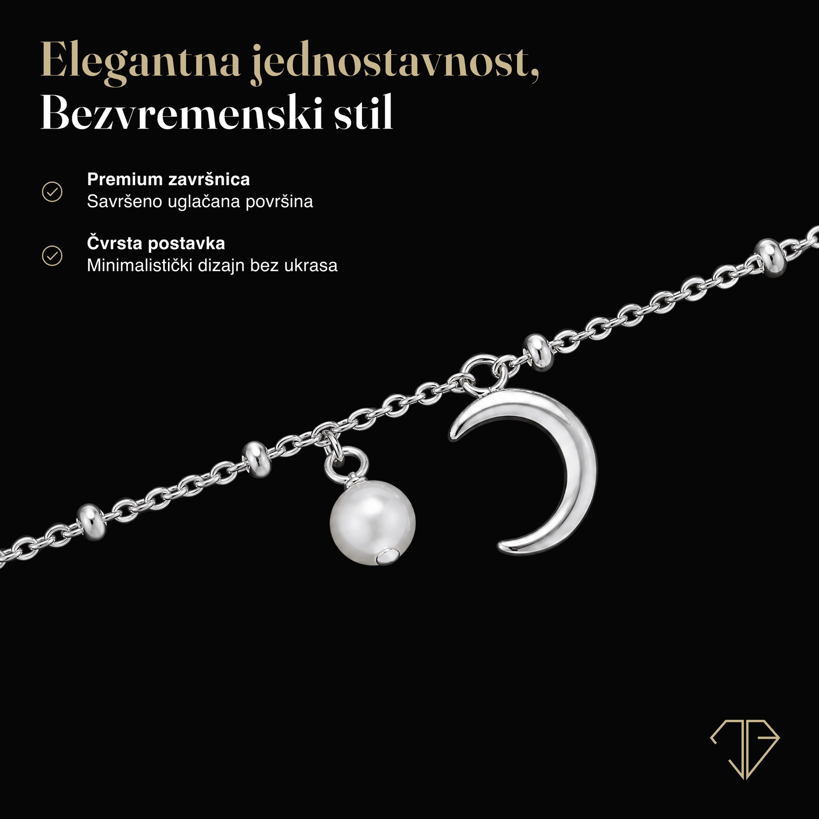 SREBRNA NANOGICA MOON & PEARL
