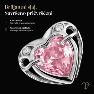SREBRNE NAUŠNICE ROYAL HEART