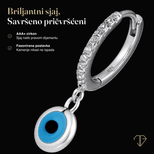 SREBRNE NAUŠNICE THE EYE OF FATIMA