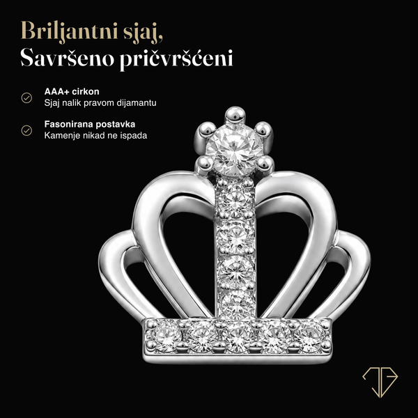 SREBRNE NAUŠNICE QUEEN HELEN