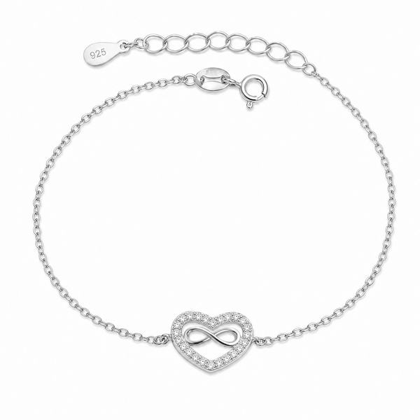 SREBRNA NARUKVICA INFINITY & LOVE