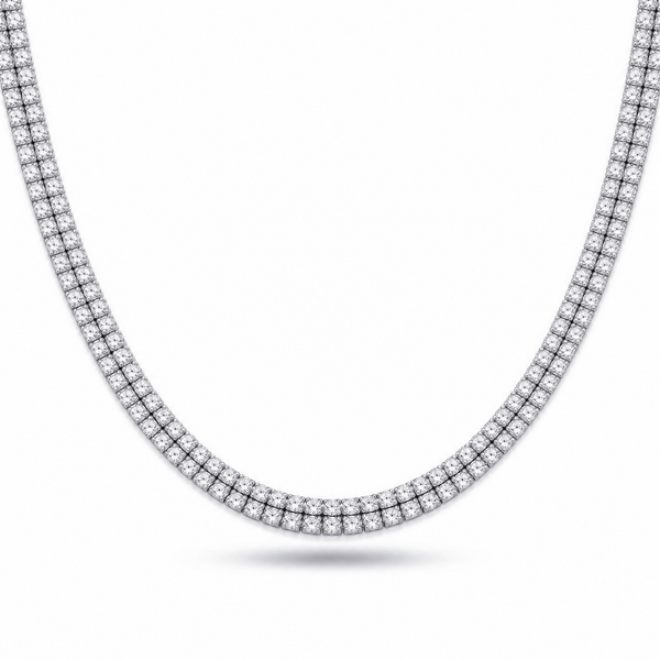 SREBRNA OGRLICA TENNIS CHOKER