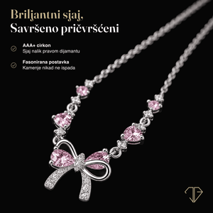 SREBRNA OGRLICA MATCHING BOW