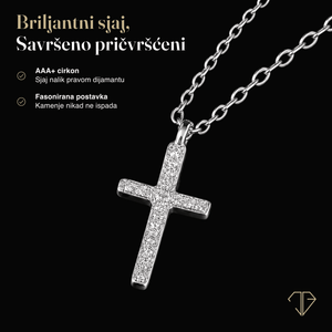 SREBRNA OGRLICA LITTLE CROSS