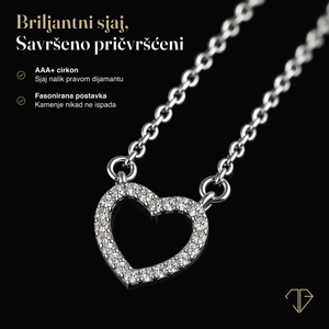 SREBRNA OGRLICA SWEETHEART