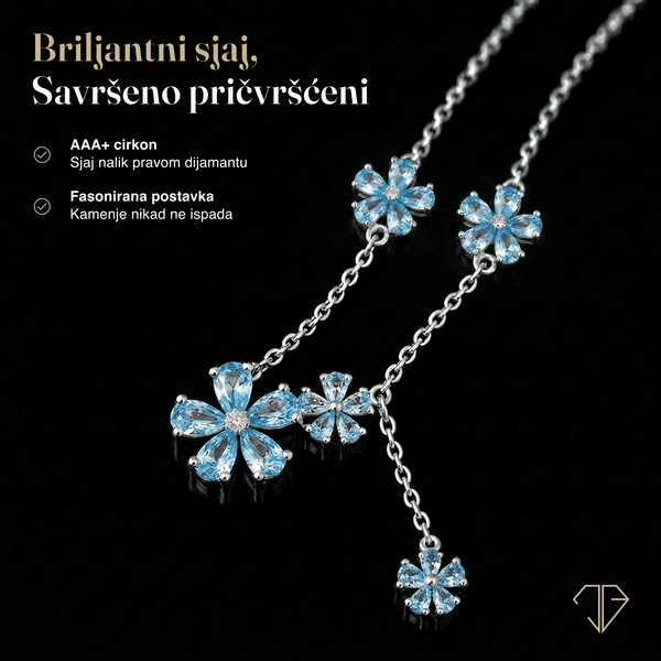 SREBRNA OGRLICA FLORAL DREAM