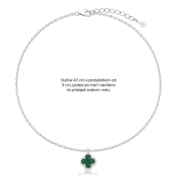 SREBRNA OGRLICA FOUR-LEAF