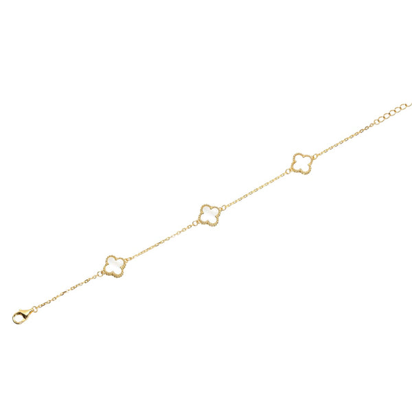 SREBRNA NARUKVICA FOUR-LEAF