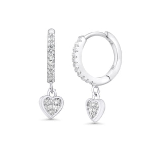 SREBRNE NAUŠNICE SMALL HEART