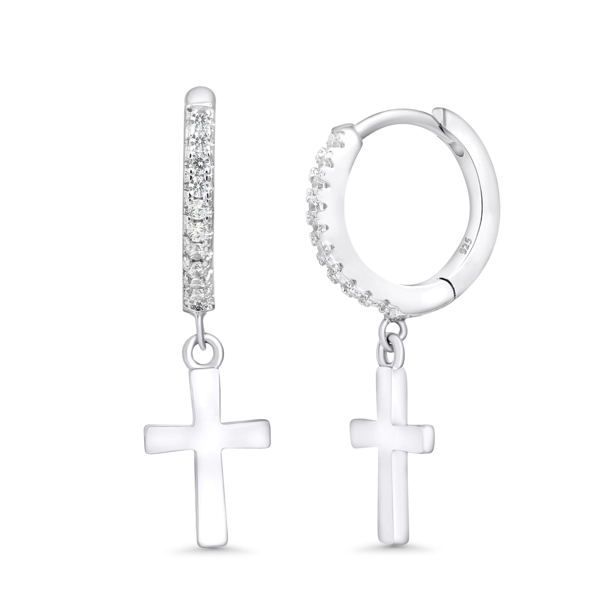 SREBRNE NAUŠNICE CHIC CROSS