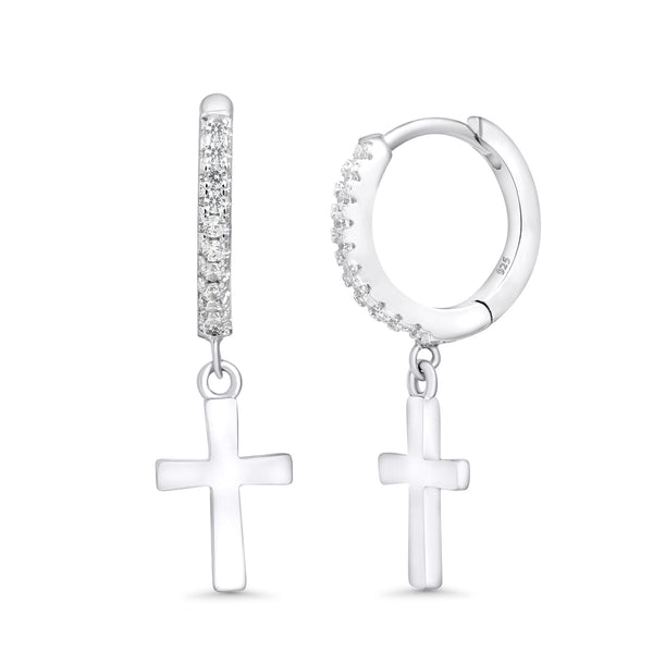 SREBRNE NAUŠNICE CHIC CROSS