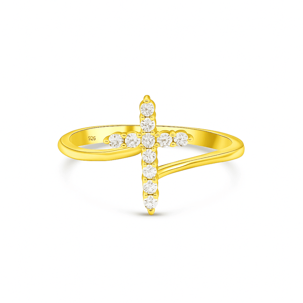 SREBRNI PRSTEN CROSS LUXE