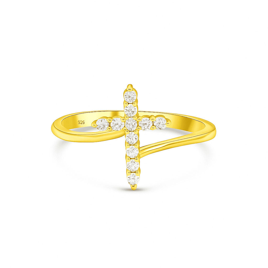 SREBRNI PRSTEN CROSS LUXE
