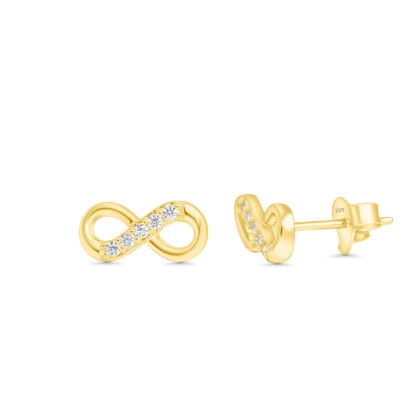 SREBRNE NAUŠNICE INFINITY TESS