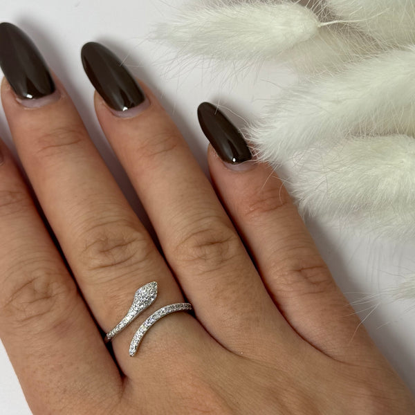 SREBRNI PRSTEN ROYAL SNAKE