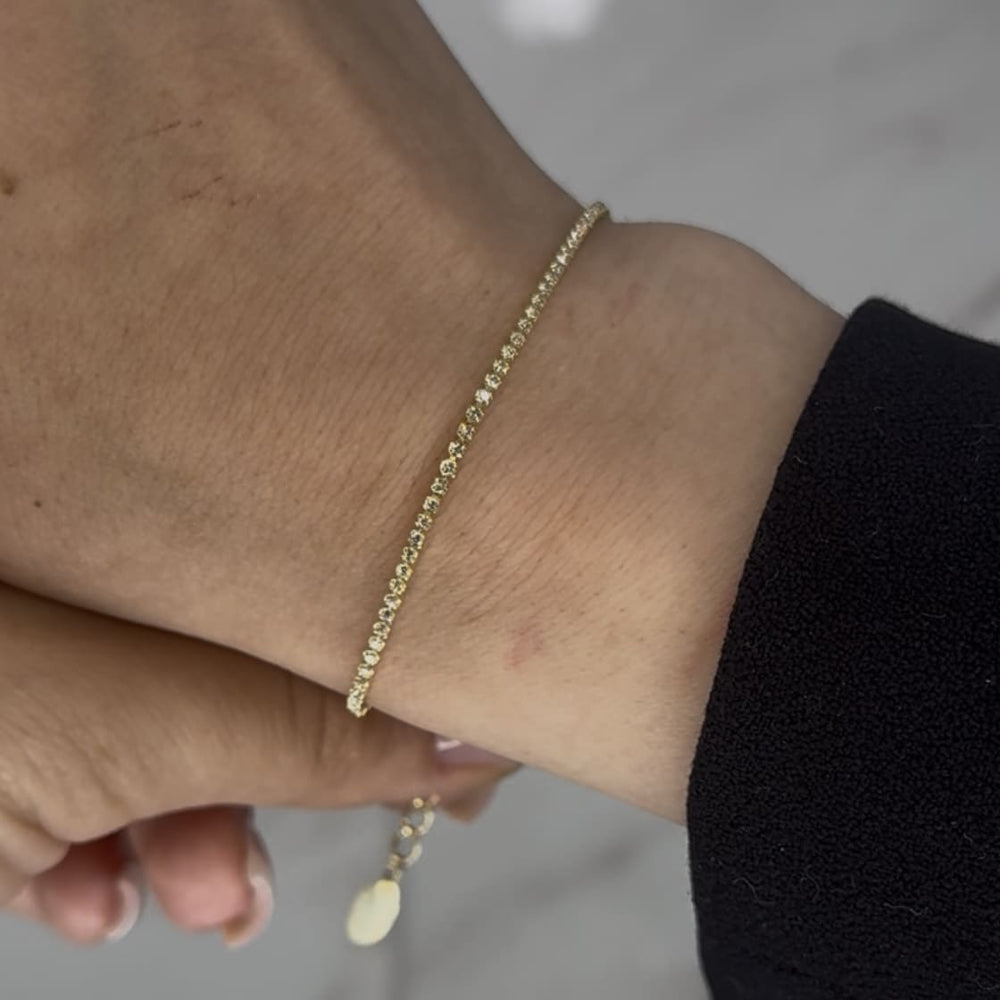 SREBRNA NARUKVICA TENNIS SOLARIS