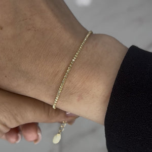 SREBRNA NARUKVICA TENNIS SOLARIS