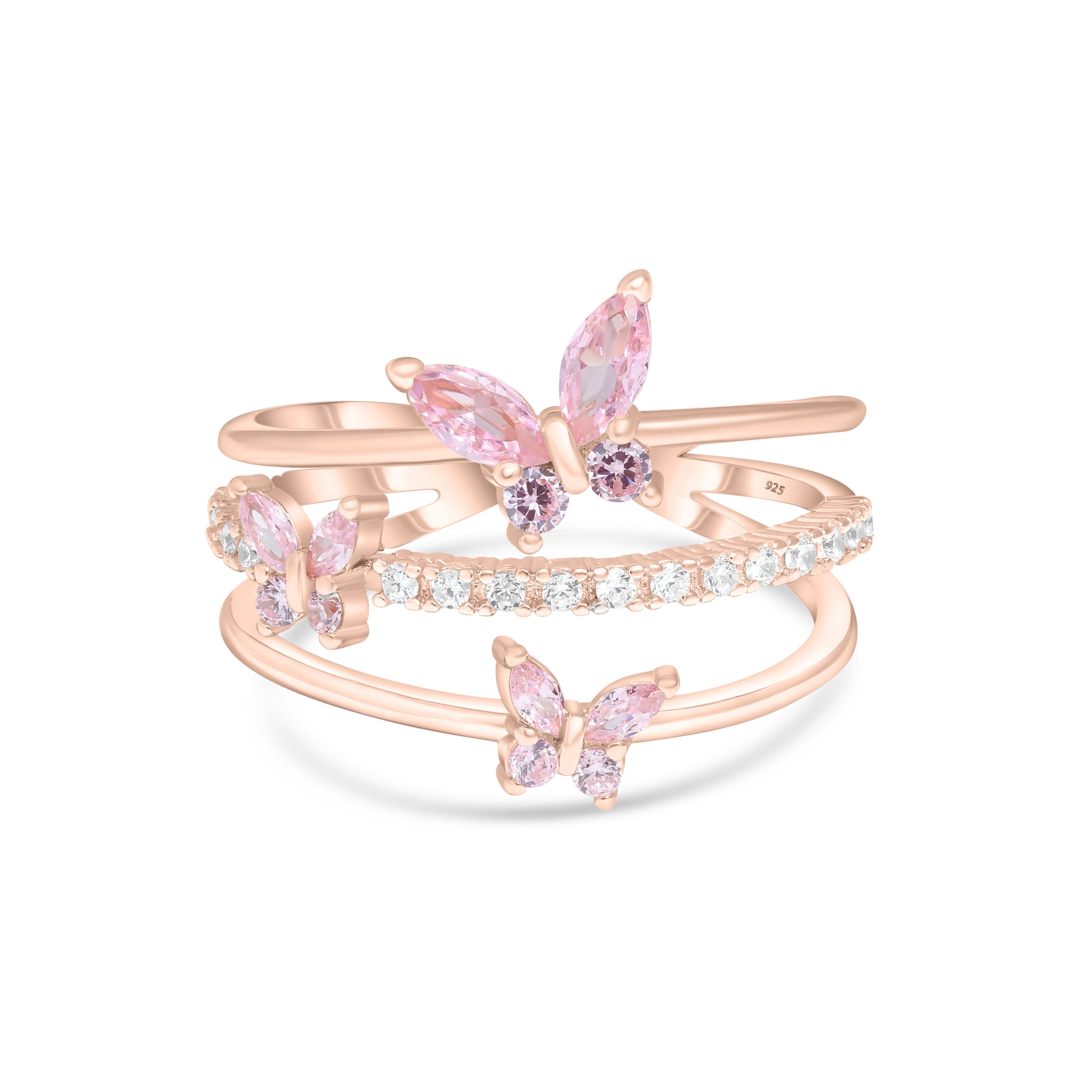 SREBRNI PRSTEN TRIPLE CHARM