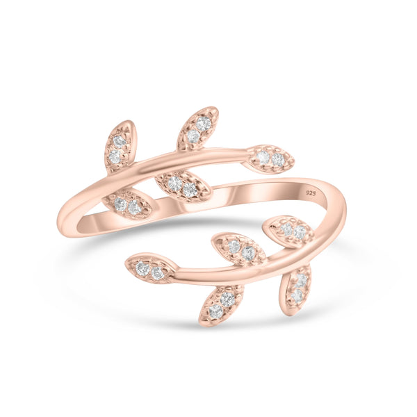 SREBRNI PRSTEN NATURE’S LEAF