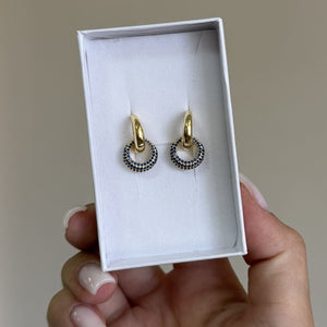 SREBRNE MINDJUŠE DAZZLE HOOPS