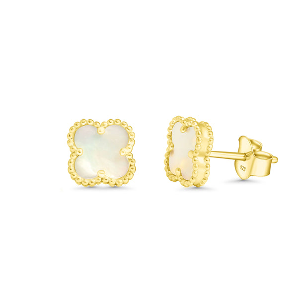 SREBRNE MINDJUŠE FOUR-LEAF