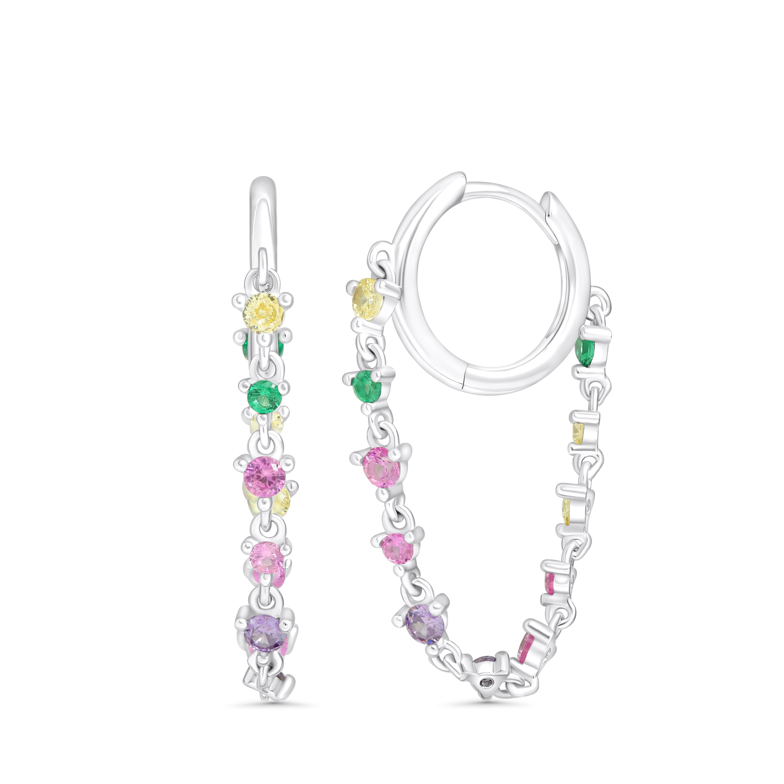 SREBRNE MINDJUŠE (PAR) CANDY POP