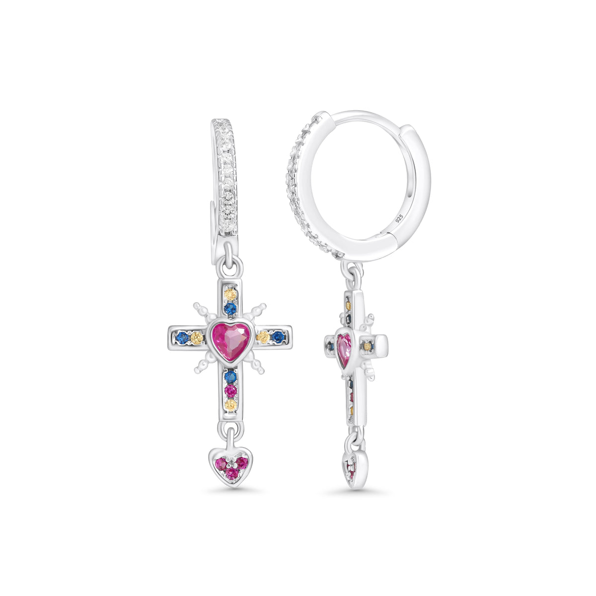 SREBRNE MINDJUŠE PINK EMBERLY