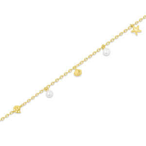 SREBRNA NANOGICA SHELL & PEARL LUX