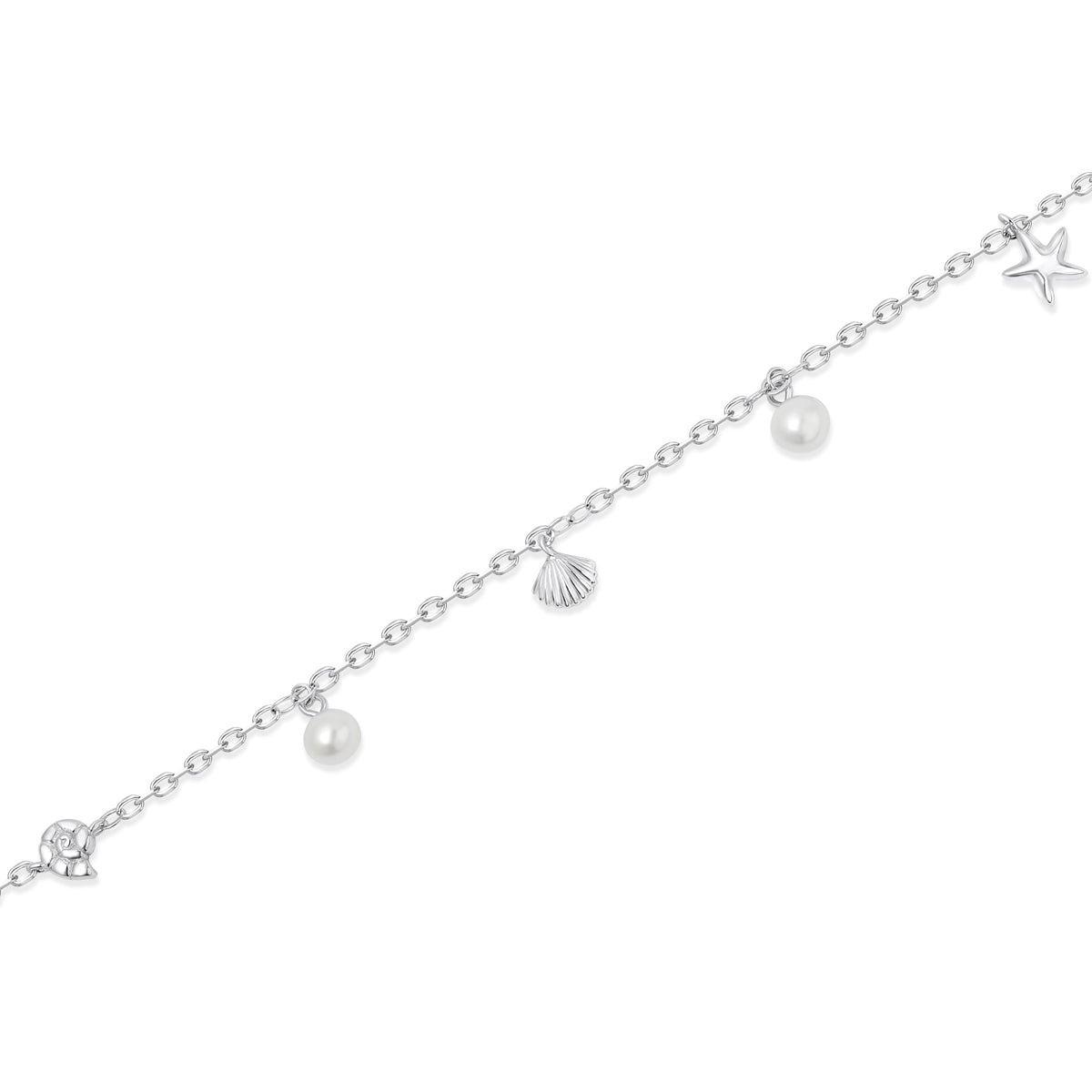 SREBRNA NANOGICA SHELL & PEARL LUX