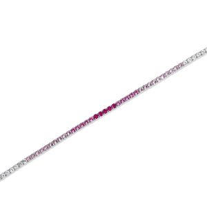 SREBRNA NARUKVICA TENNIS CORAL