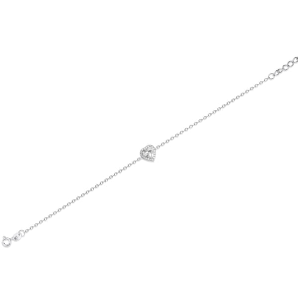 SREBRNA NARUKVICA HEART DOREA