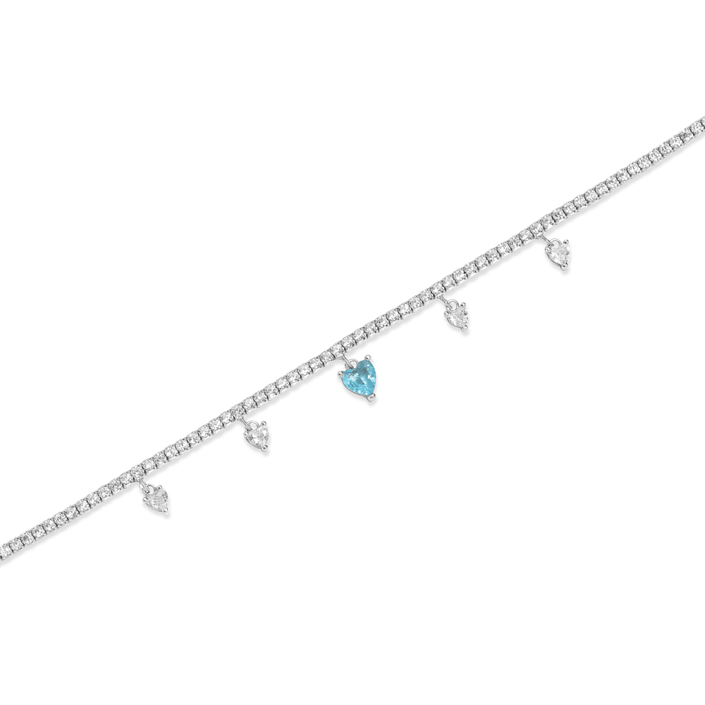 SREBRNA NARUKVICA TENNIS AMORE