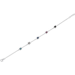 SREBRNA NARUKVICA RAINBOW TURTLES