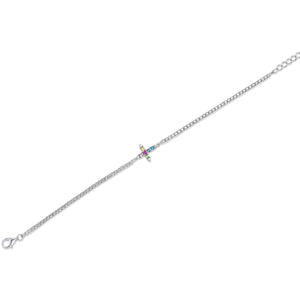 SREBRNA NARUKVICA TENNIS LUX LINE