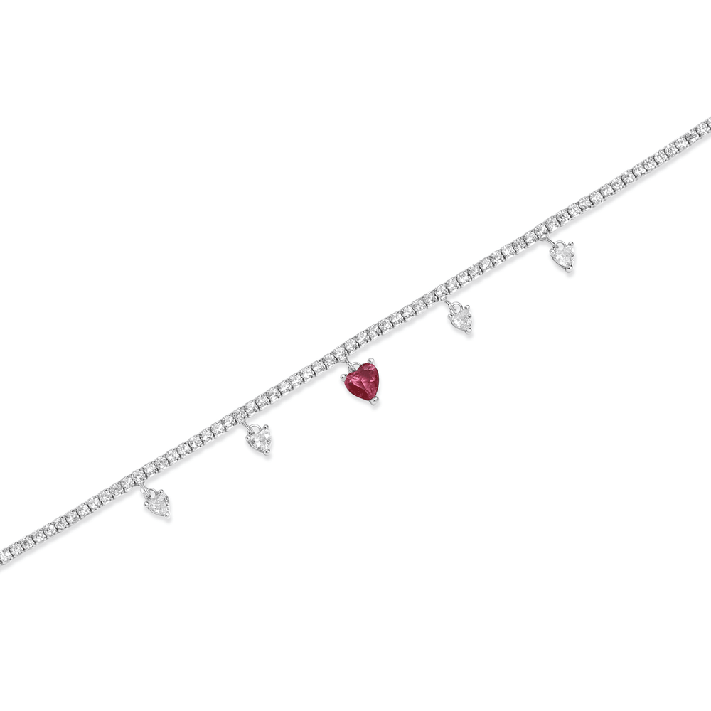 SREBRNA NARUKVICA TENNIS AMORE