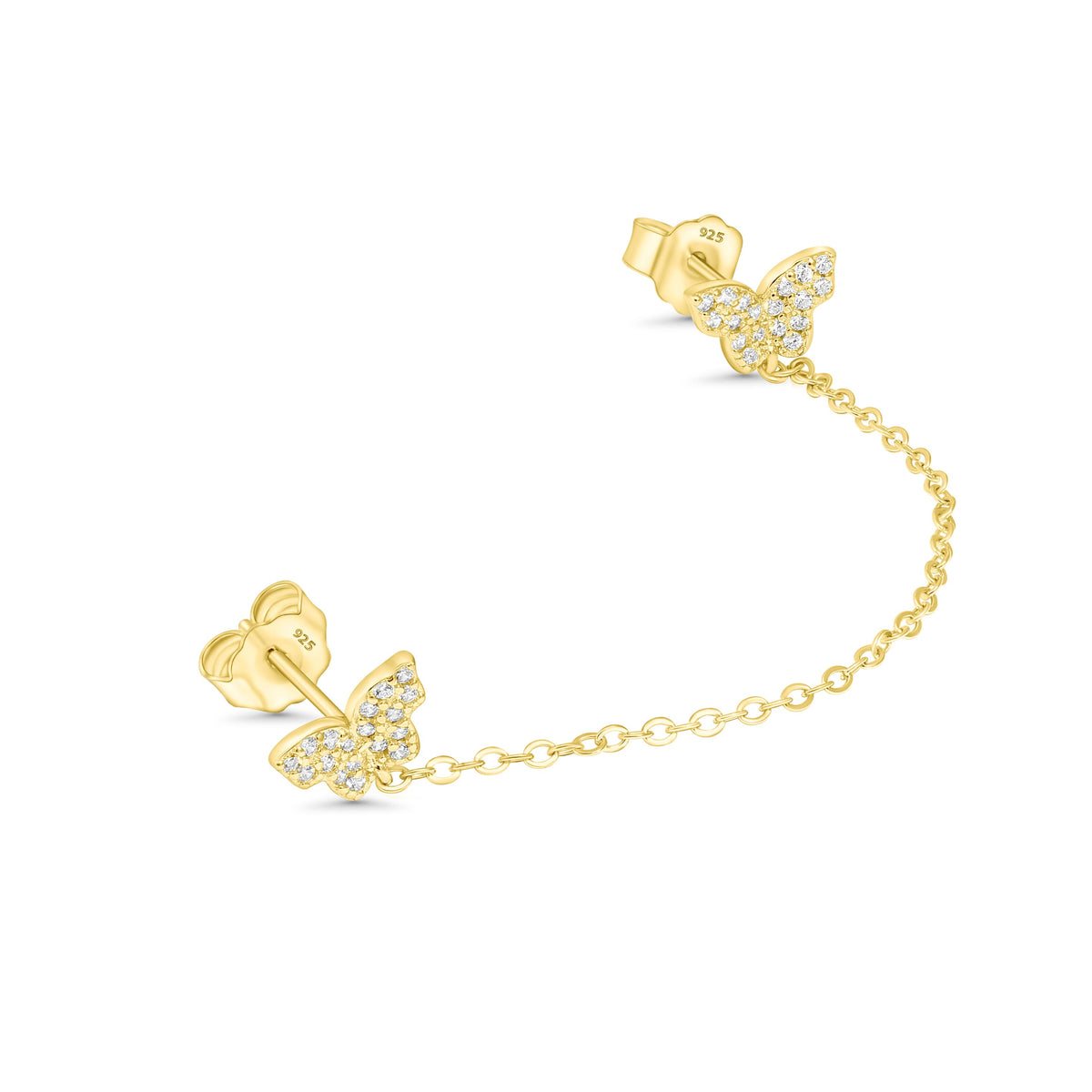 SREBRNE MINDJUŠE BUTTERFLY CHAIN