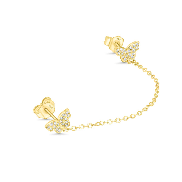 SREBRNE MINDJUŠE BUTTERFLY CHAIN