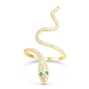 SREBRNI PRSTEN SNAKE BITE