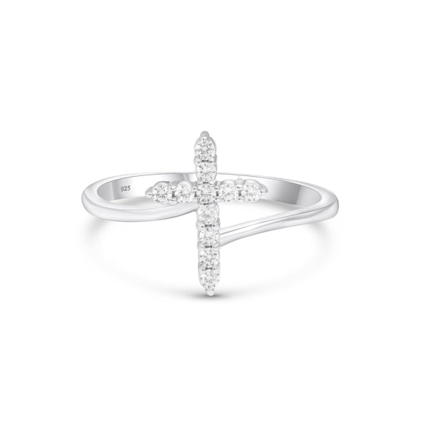 SREBRNI PRSTEN CROSS LUXE